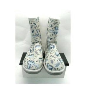 UGG Sheepskin Graffiti Claw Boots Size 8 (B4)
